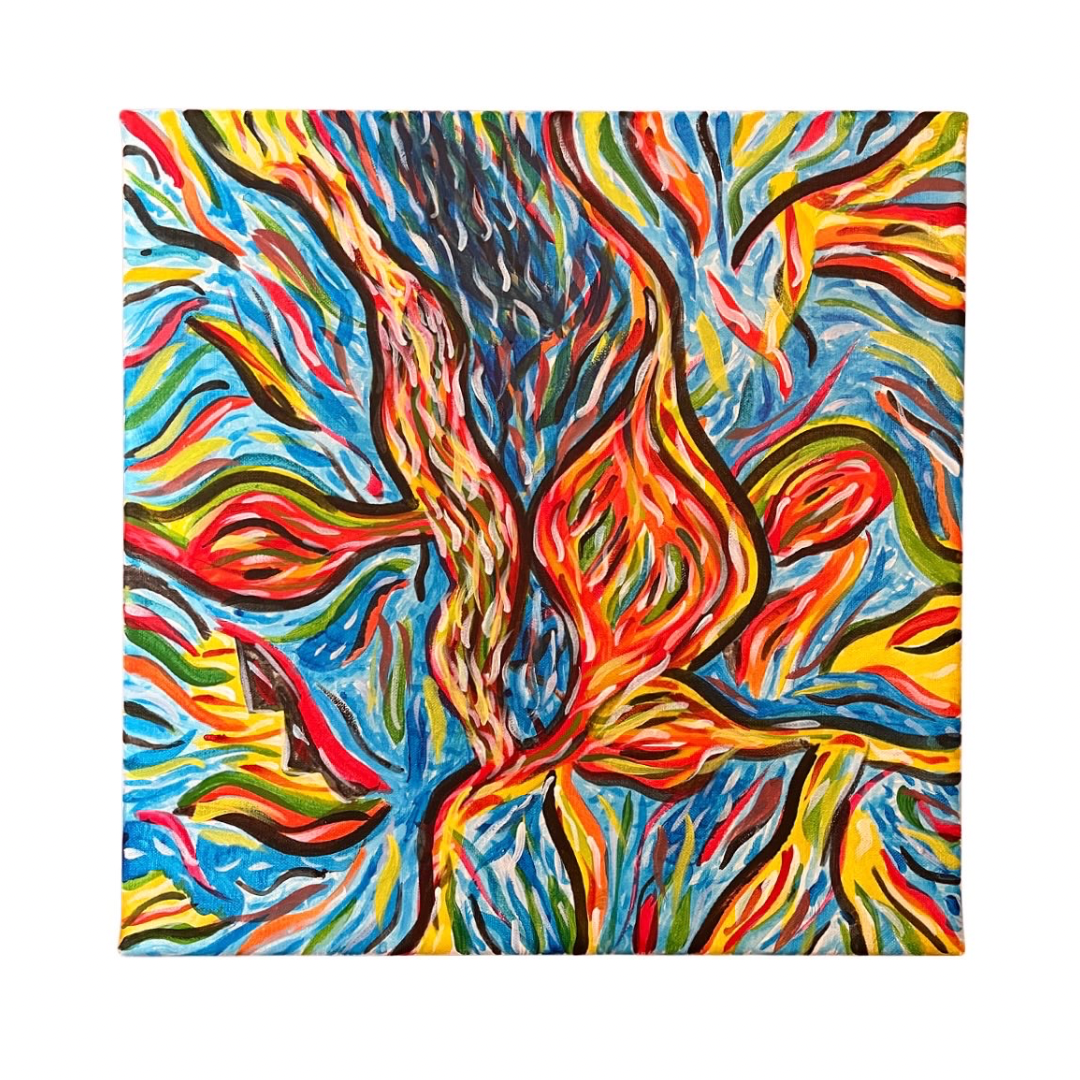 Abstract Original “Love of my Hell & Paradise”