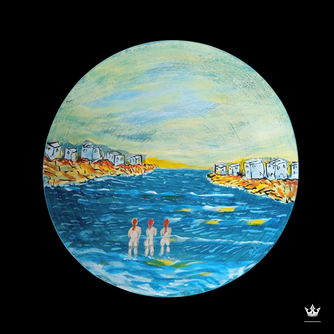 Vision Plate On The Sea
