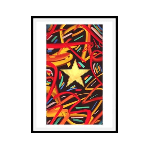 Concetto astratto Stella d'oro