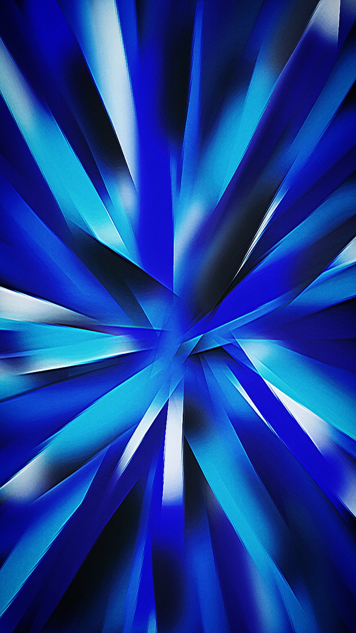 Equilibrio blu astratto