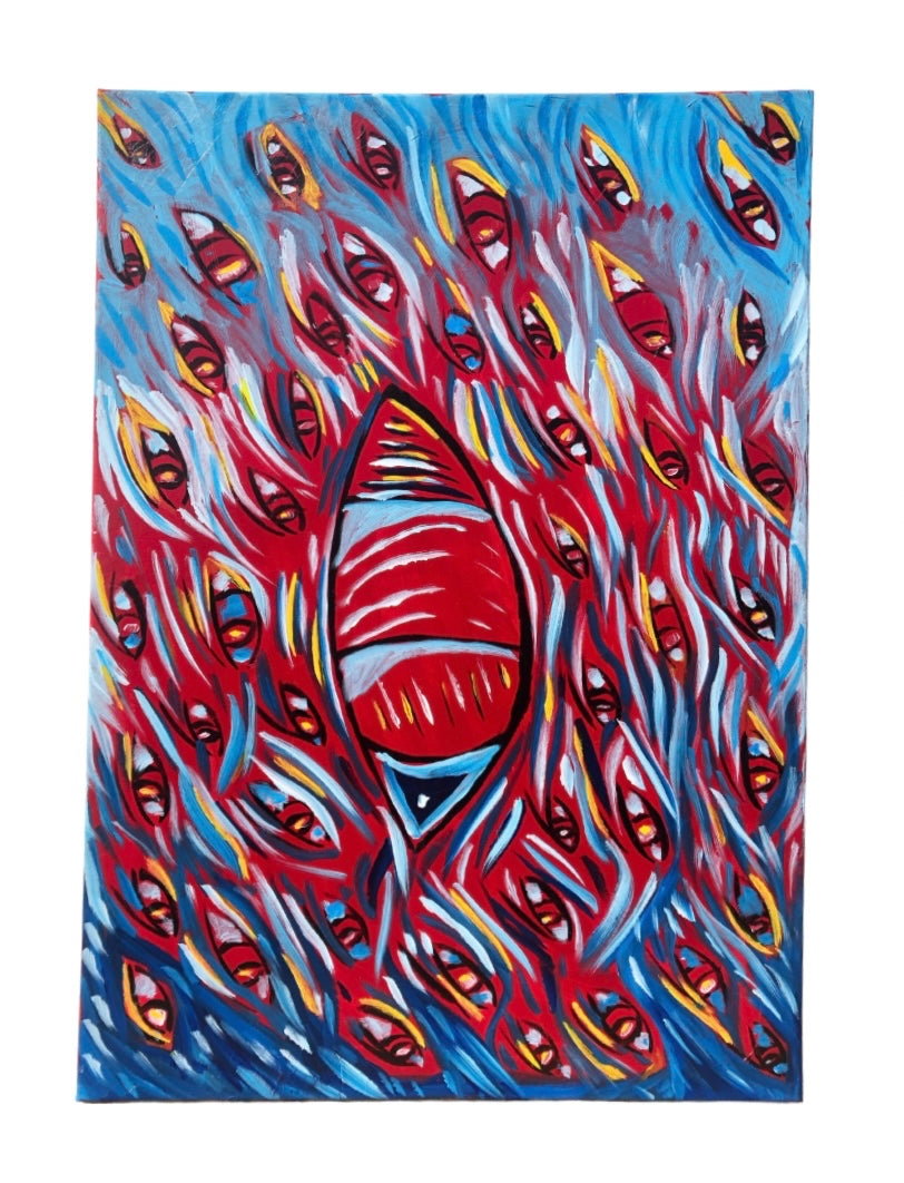 Occhio di pittura