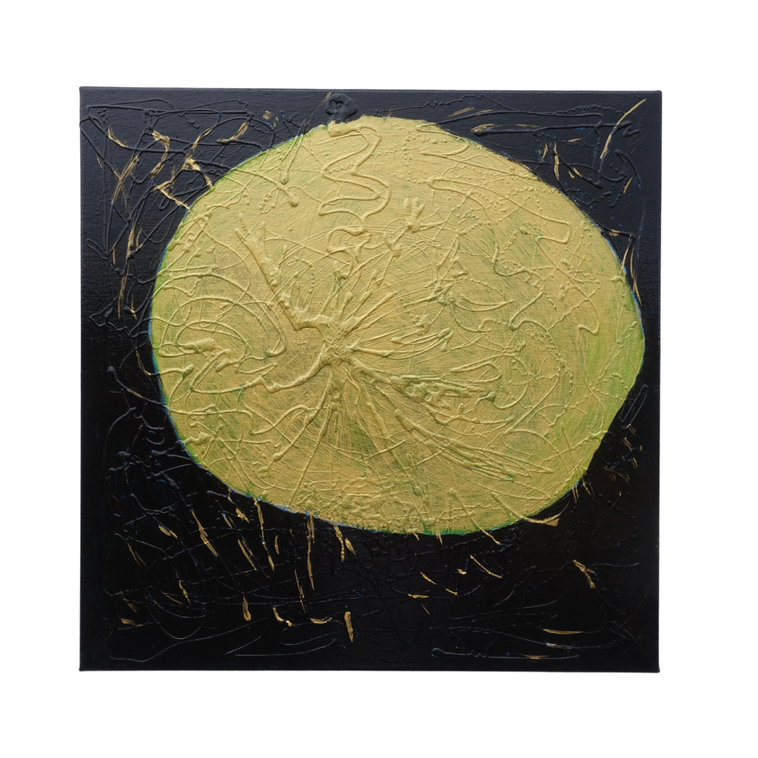Abstract Original “Gold World”