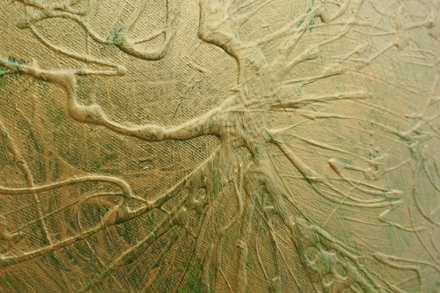 Abstract Original “Gold World”