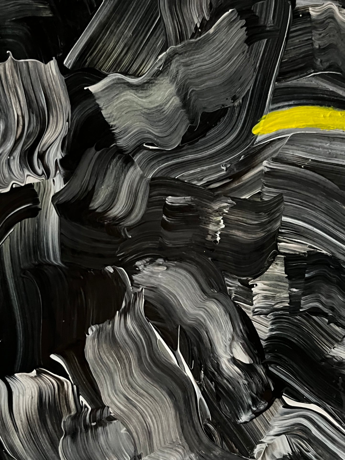 Abstract Original Painting “The End”