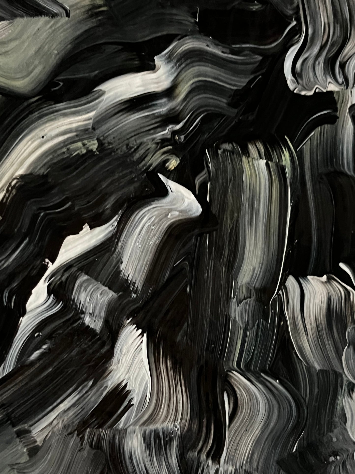 Abstract Original Painting “The End”
