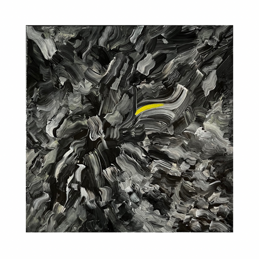 Abstract Original Painting “The End”
