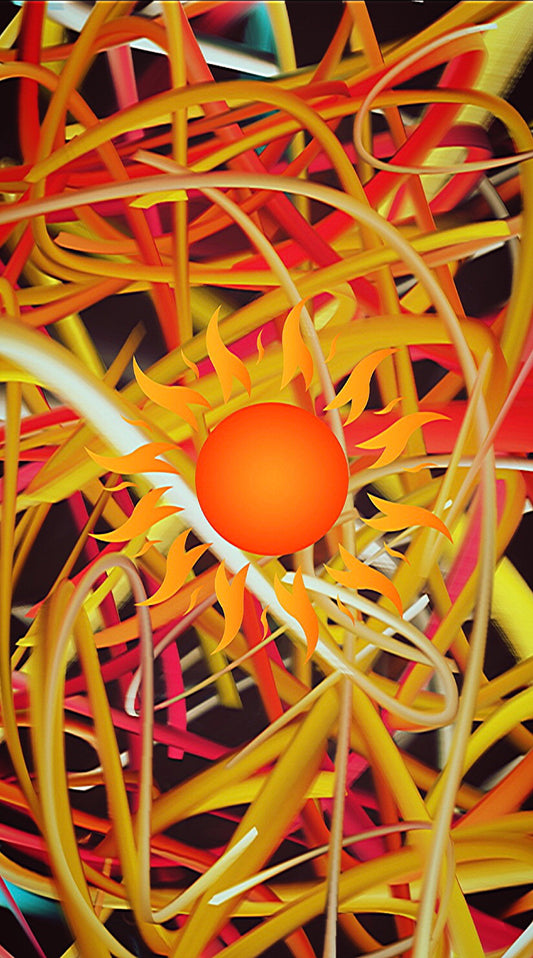 Movimento astratto L'energia del sole