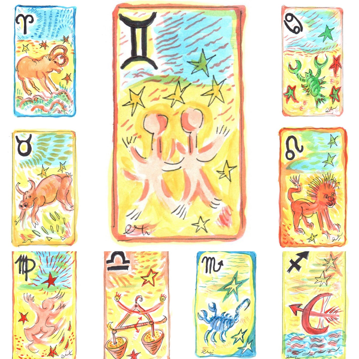 Visione Segno Zodiacale Luce dell'artista “Bruno Chiarenza”