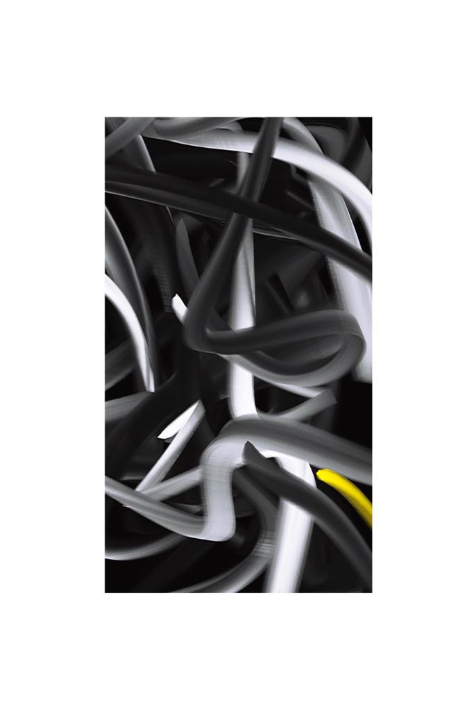 Senso astratto Giallo