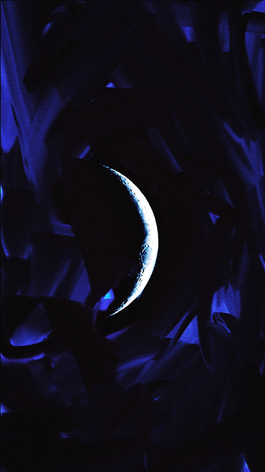 Luna misteriosa astratta