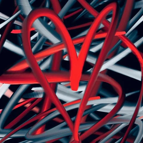 Pensiero astratto del cuore 8