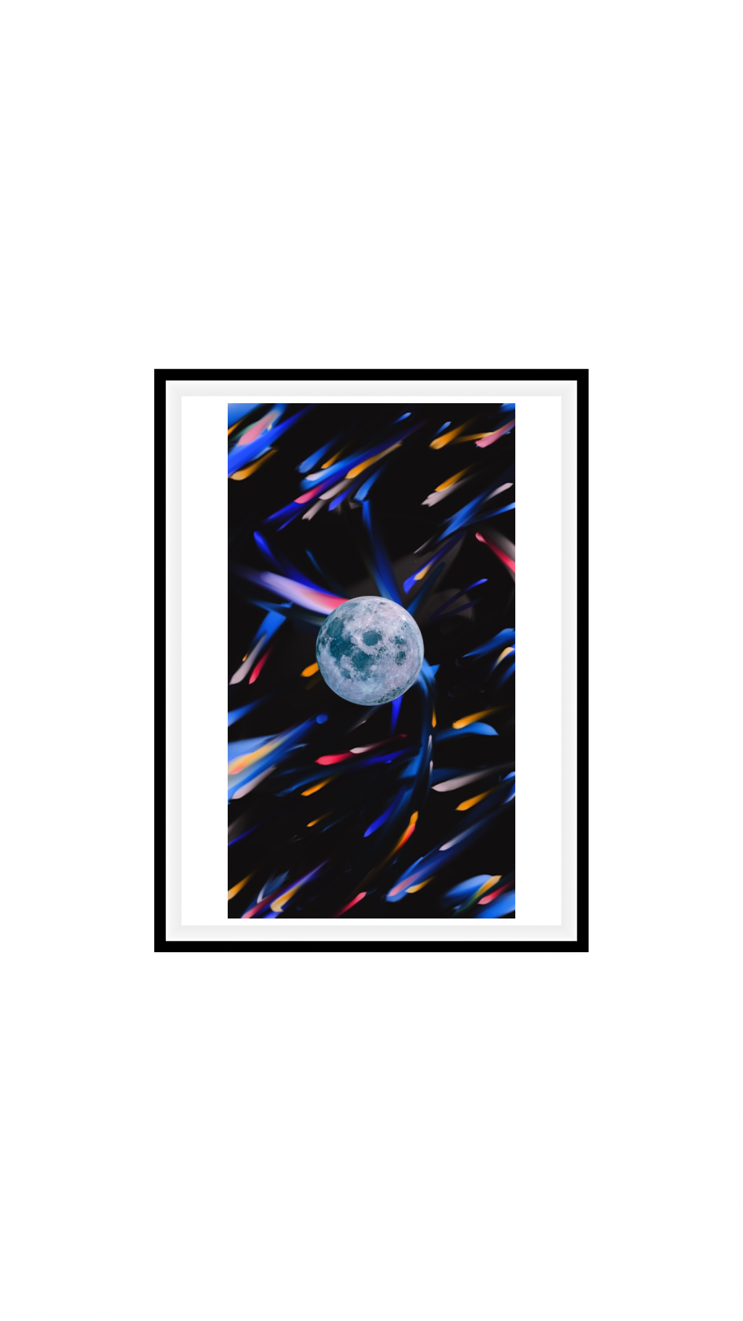 Luna piena astratta in trasferta 2